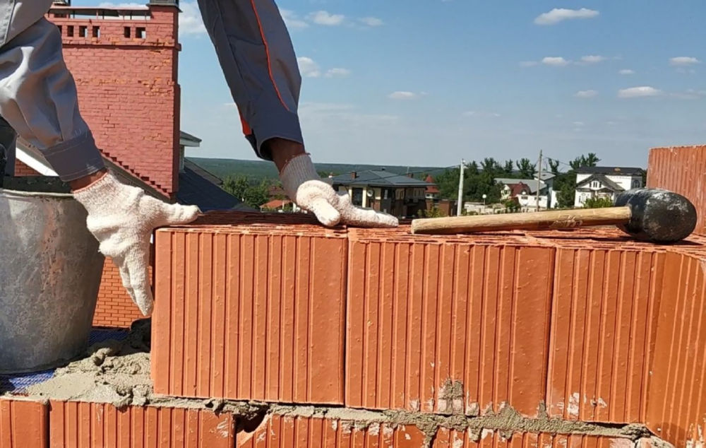 Стены из керамических блоков