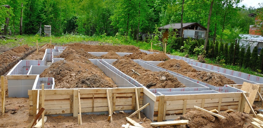 Монолитный ленточный фундамент