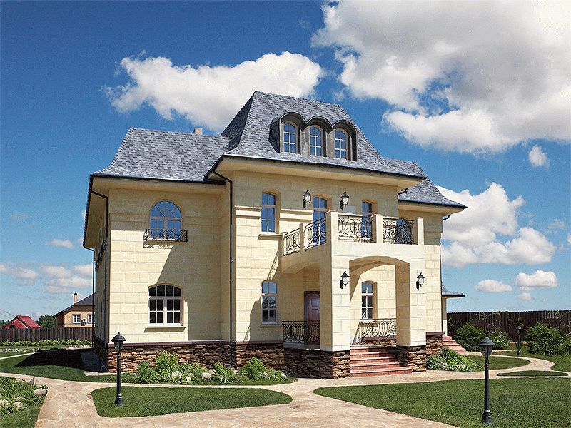 Загородный дом из теплой керамики