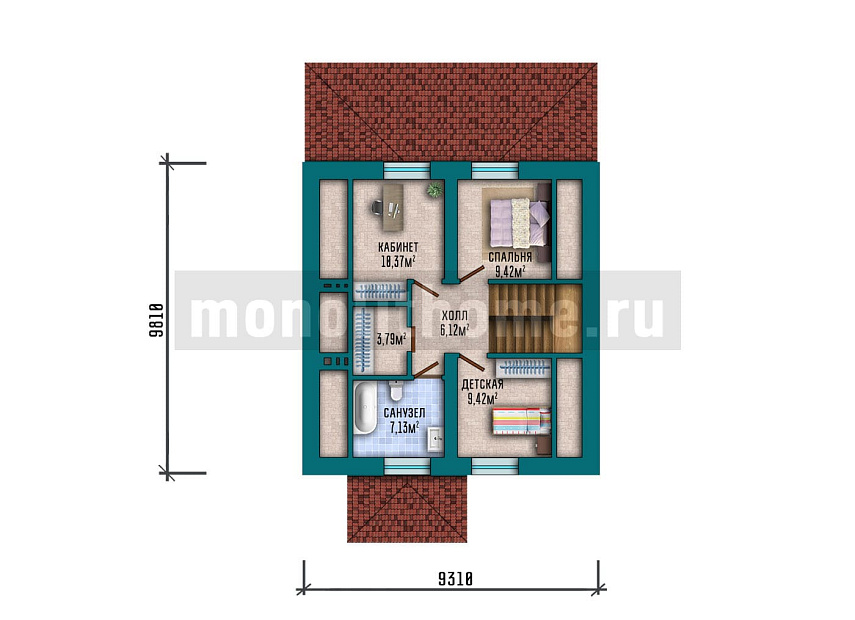 Проект дома Айсберг 2 — 2