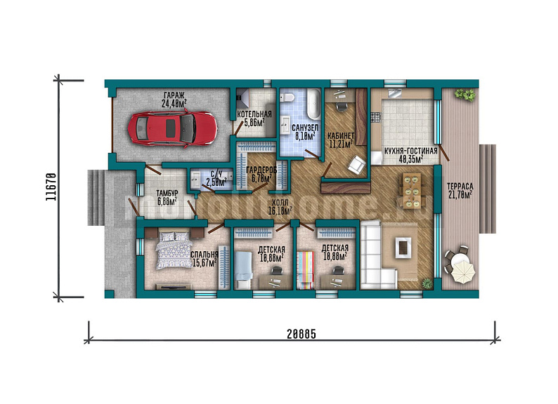Проект дома Стирон 2 — 1