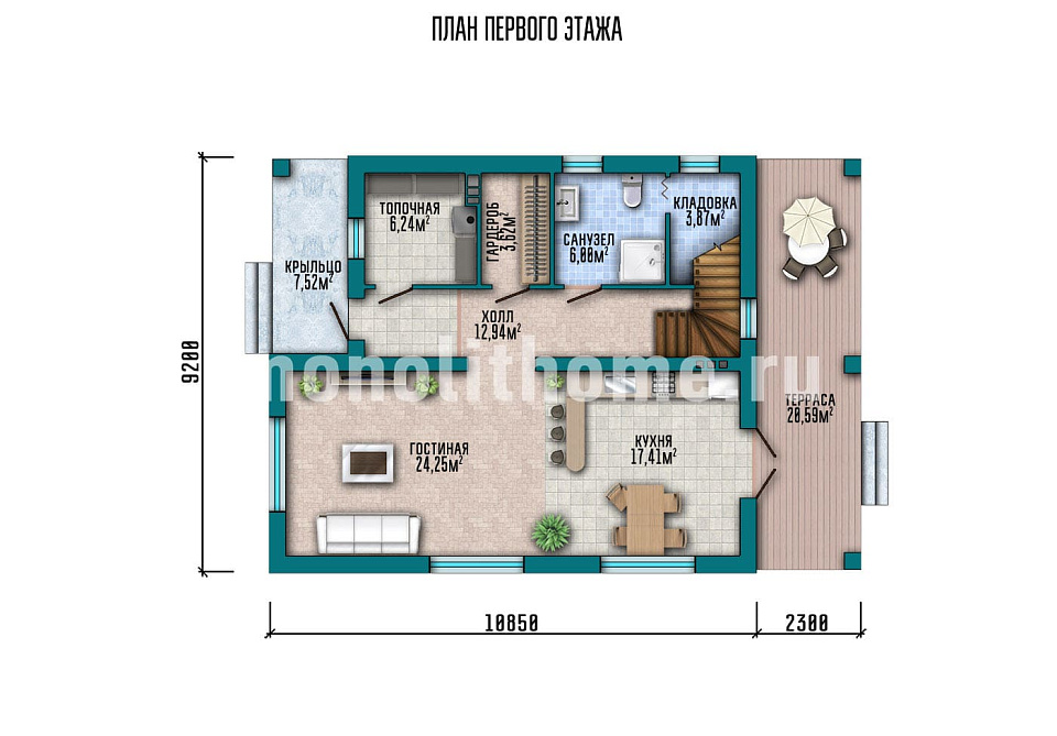 Проект дома Орис — 1