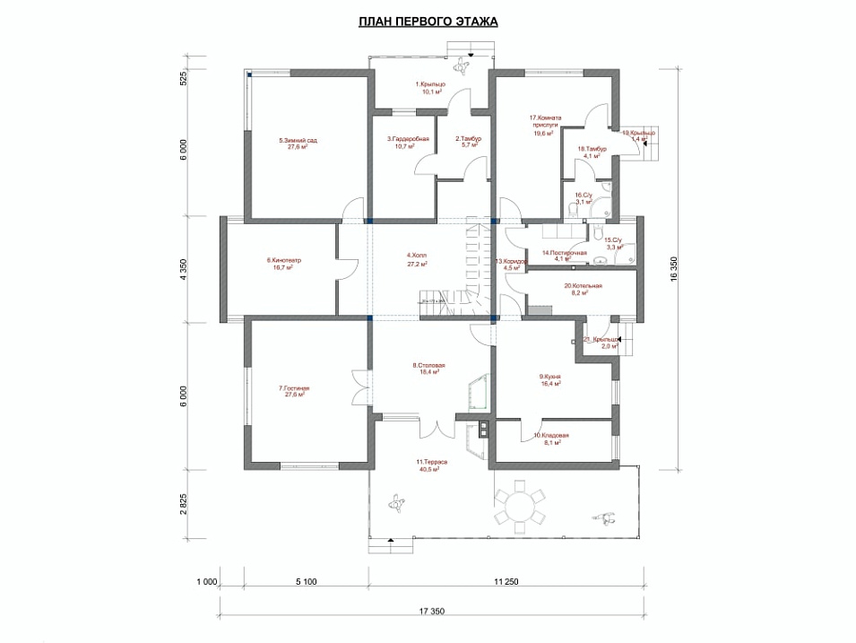 Проект дома Лион 2 — 1