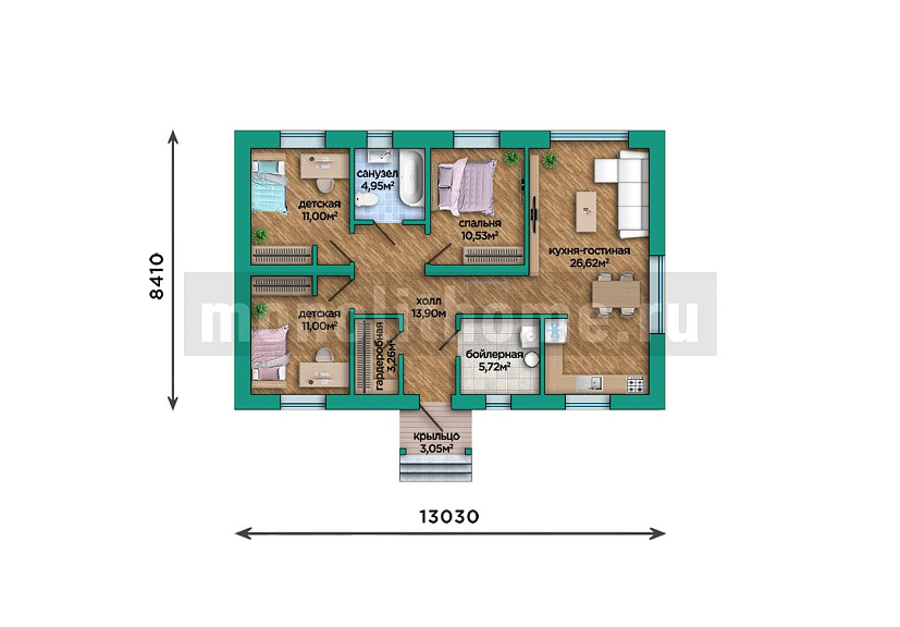 Проект дома Бальтис 2 — 1
