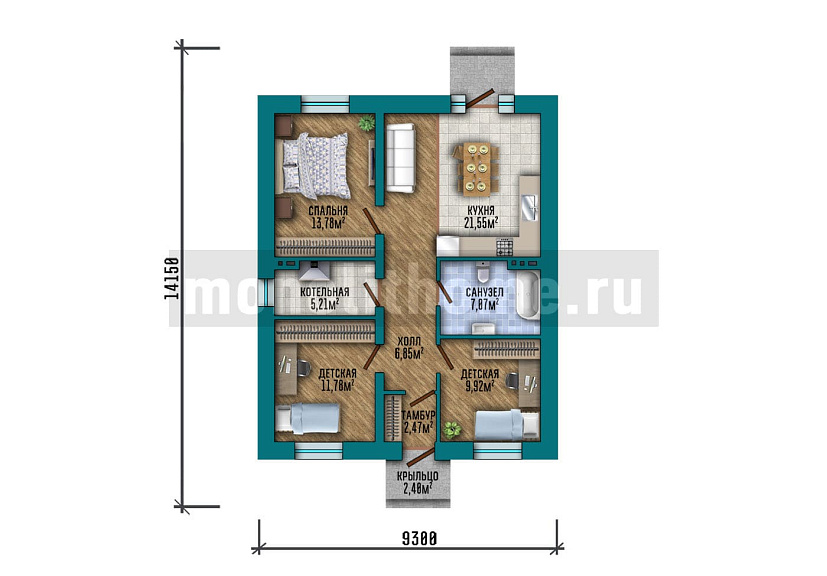 Проект дома Гранум 2 — 1