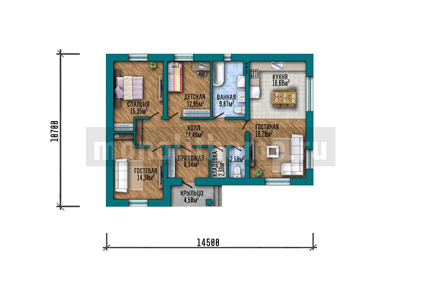 Проект дома Мираль 2 — 1