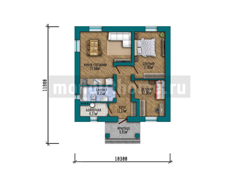 Проект дома Акцент 4 — 1