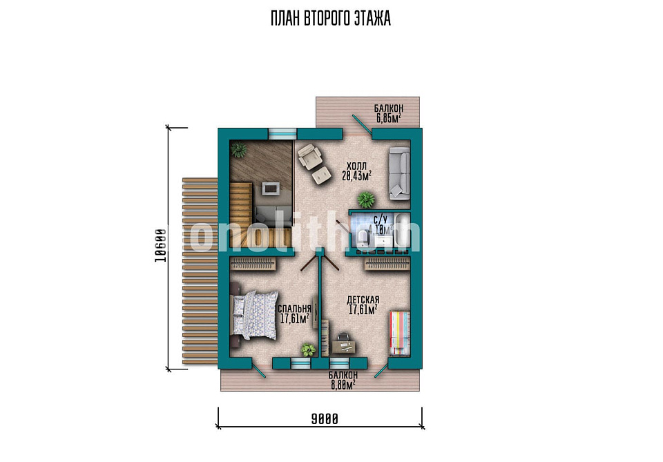 Проект дома Вязники-2 — 2