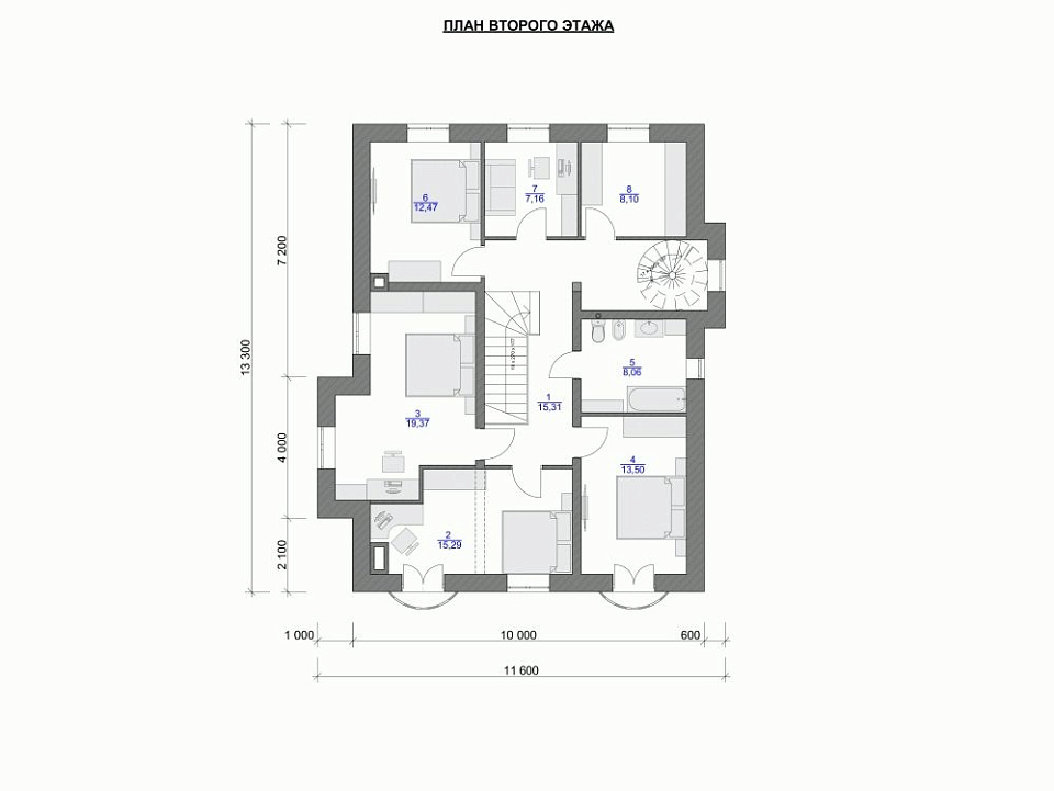 Проект дома Бордо — 2