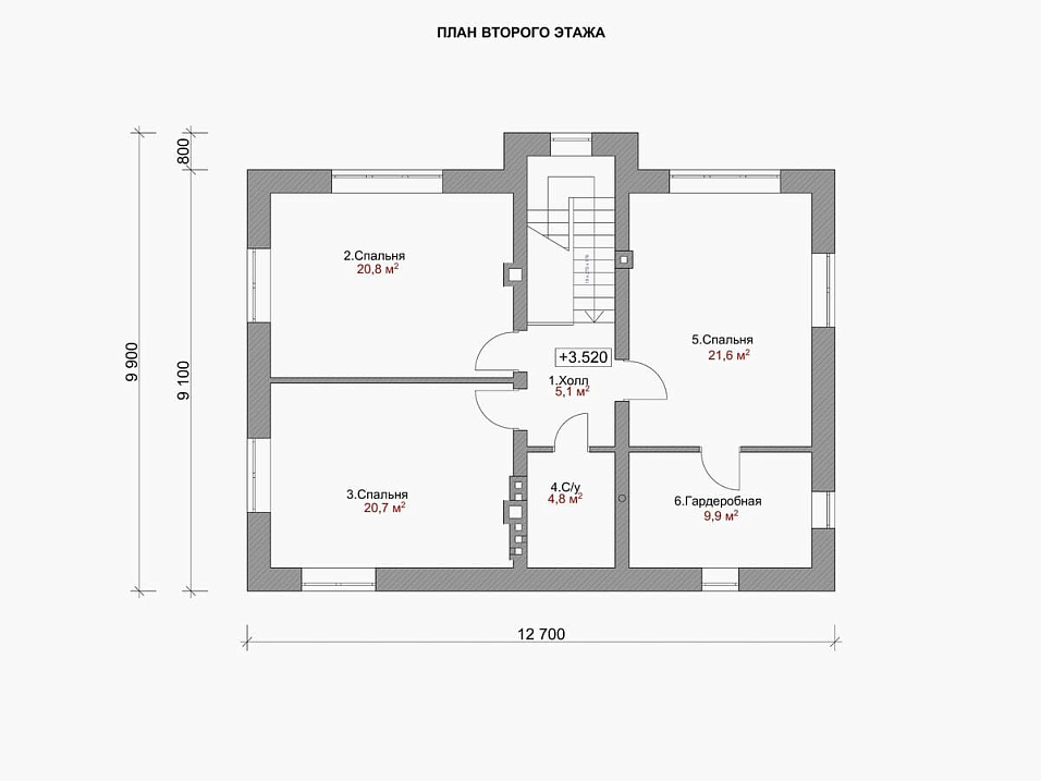 Проект дома Репино 4 — 3