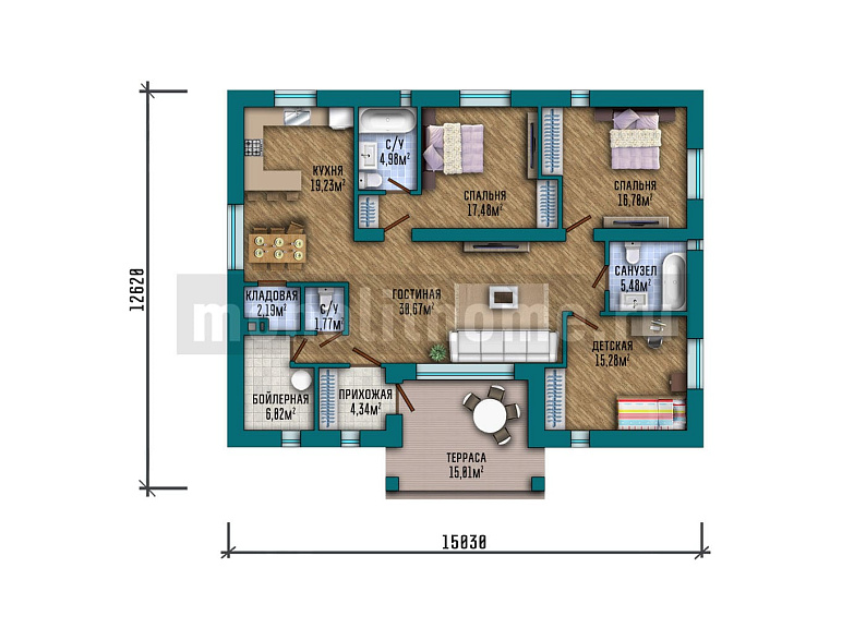 Проект дома Айкон 2 — 1
