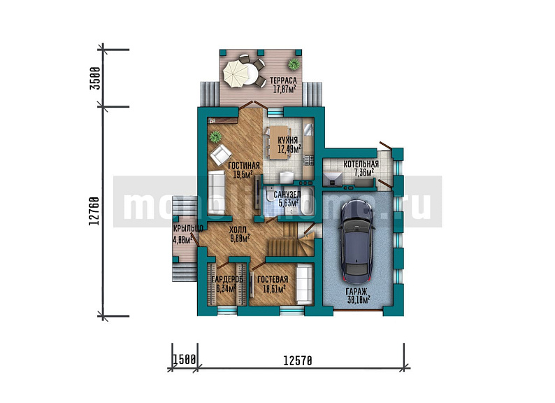 Проект дома Кронар 2 — 1