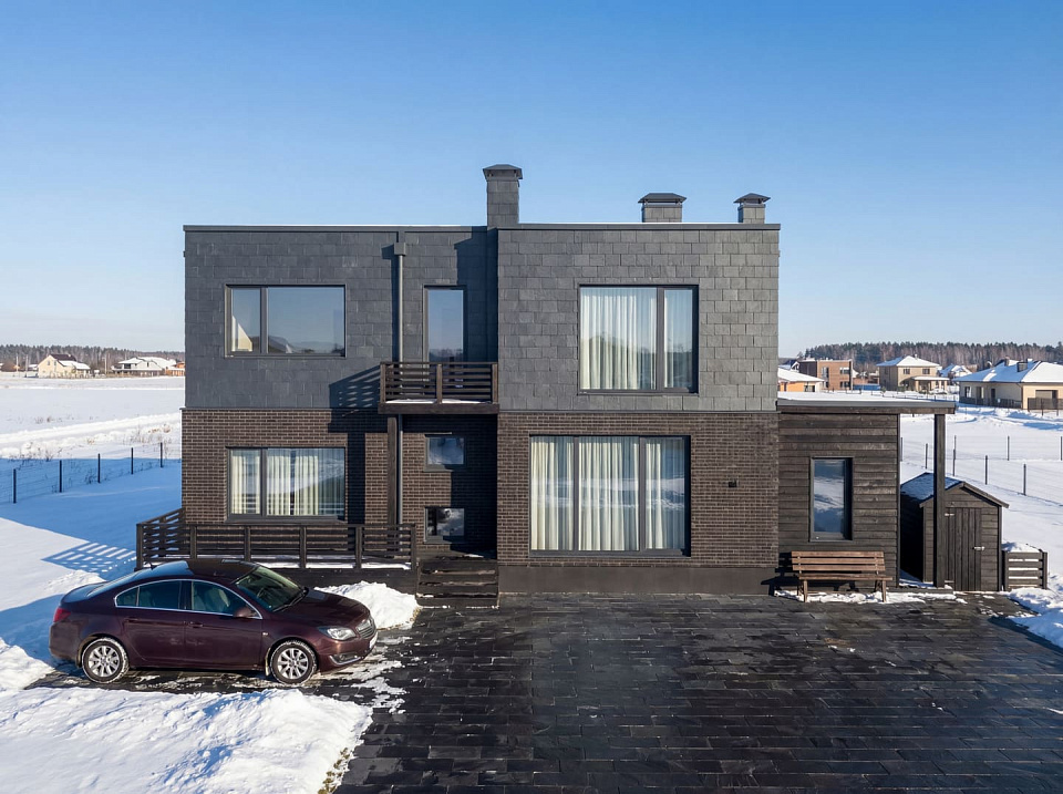 Дом из бетона Барвиха 6 двухэтажный 14х14