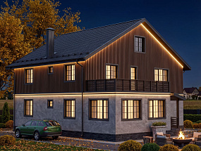 Проект дома Бор 10 — 1