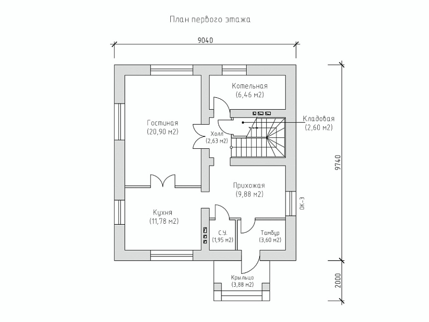 Проект дома Вязьма — 1