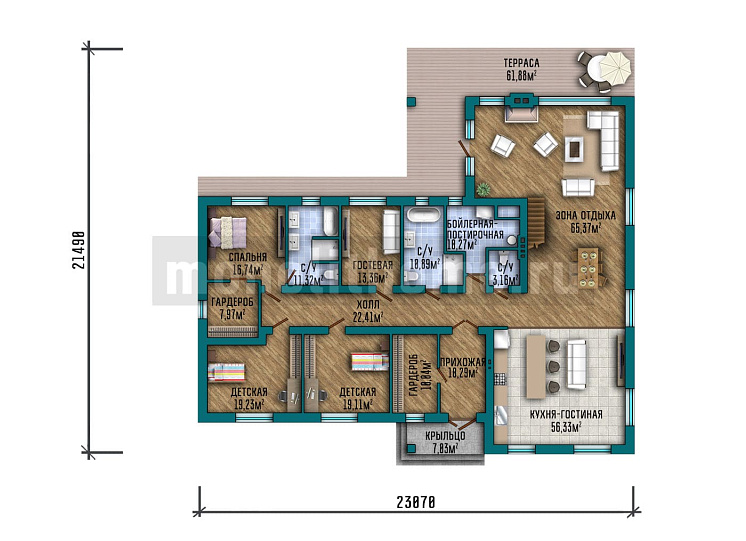Проект дома Авангард 2 — 1