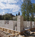 Строительство коробки дома в д. Красная Горка. 2023 г.