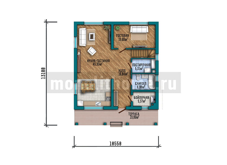 Проект дома Лаверн 2 — 1