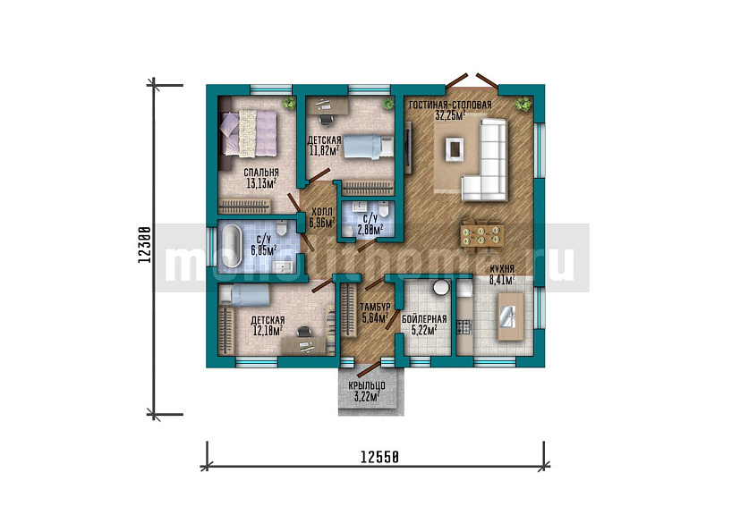 Проект дома Айронвуд 2 — 1