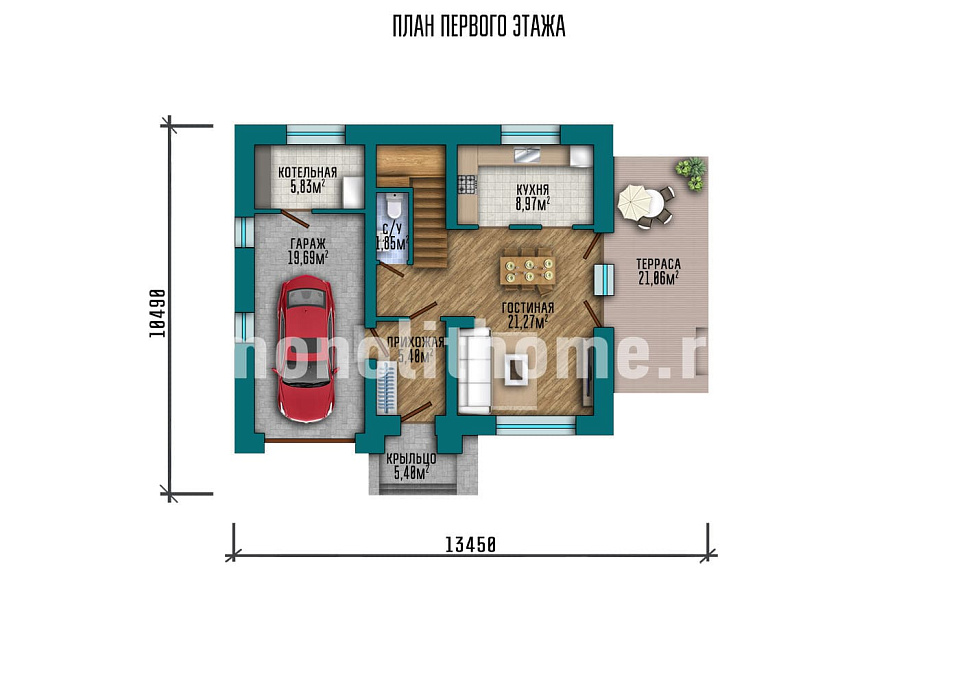Металлический дом в Сочах планировка