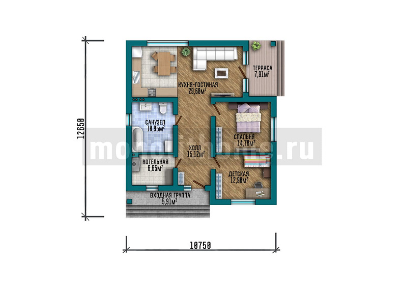 Проект дома Морвик 2 — 1