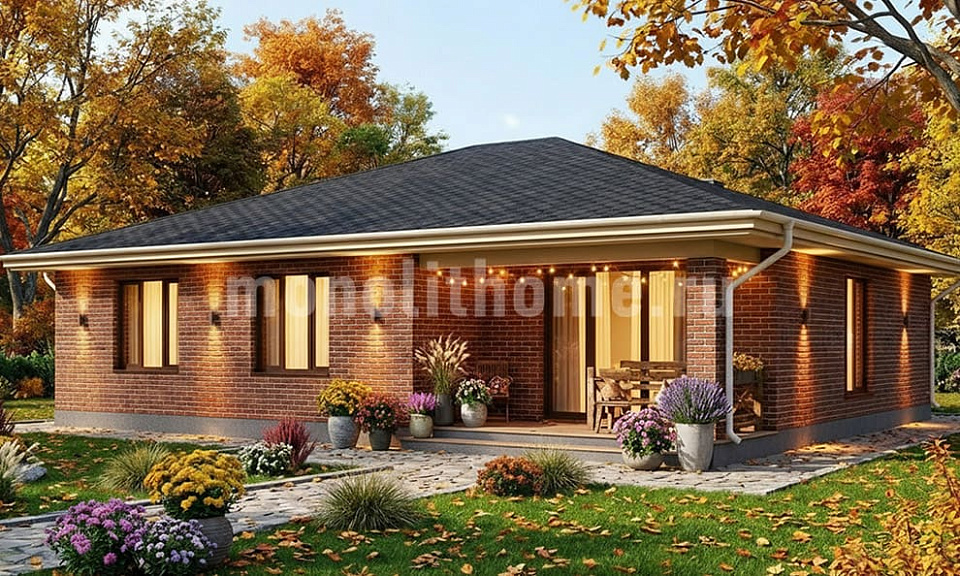 Дом  Престиж 2 одноэтажный 13х13