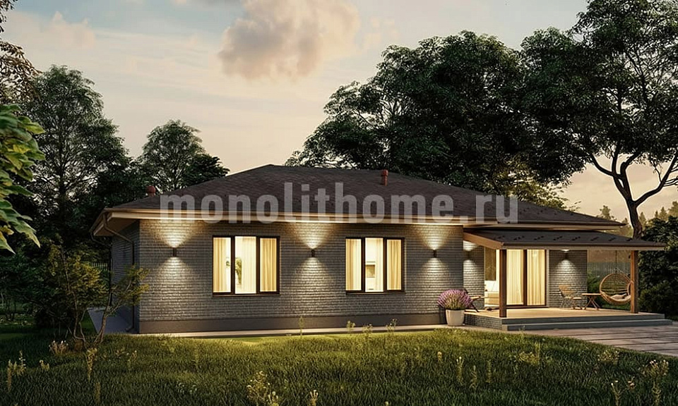 Дом  Тирос 2 одноэтажный 15х15