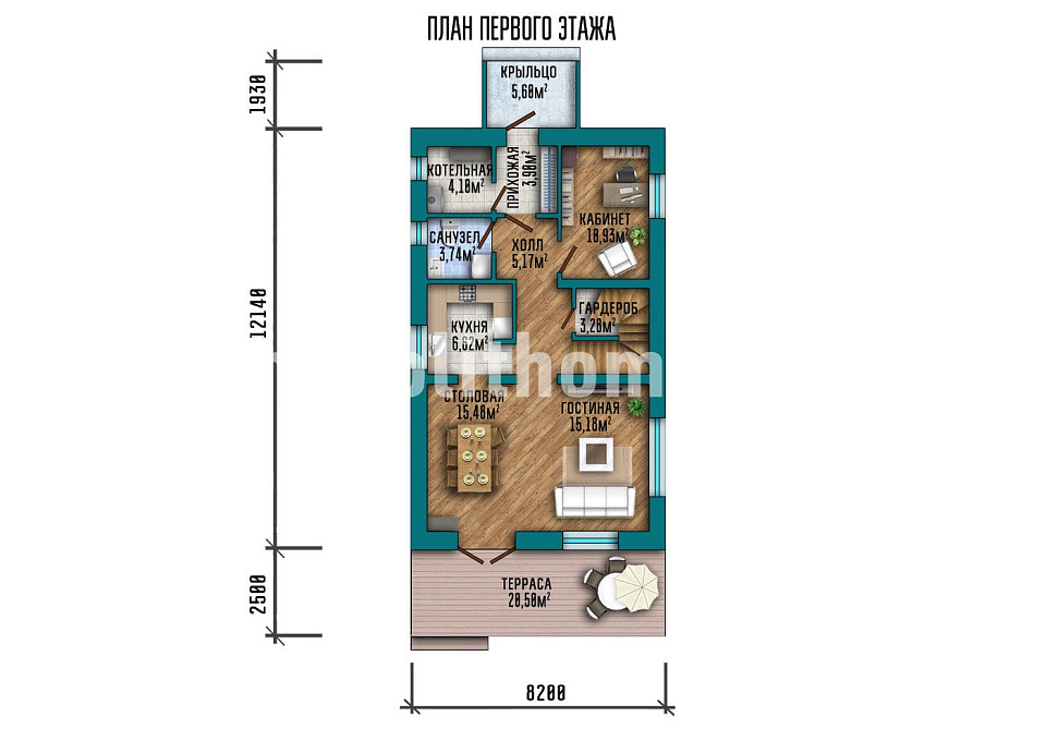 Проект дома Жостово-2 — 1