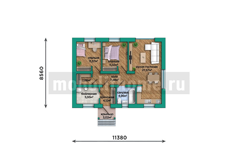 Проект дома Торен 2 — 1