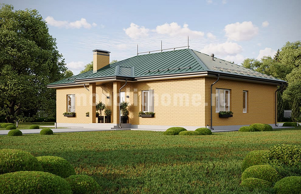 Дом  Веларис 2 одноэтажный 14х14