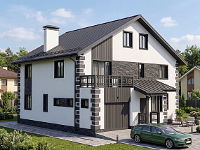 Проект дома Клязьма 1 — 4