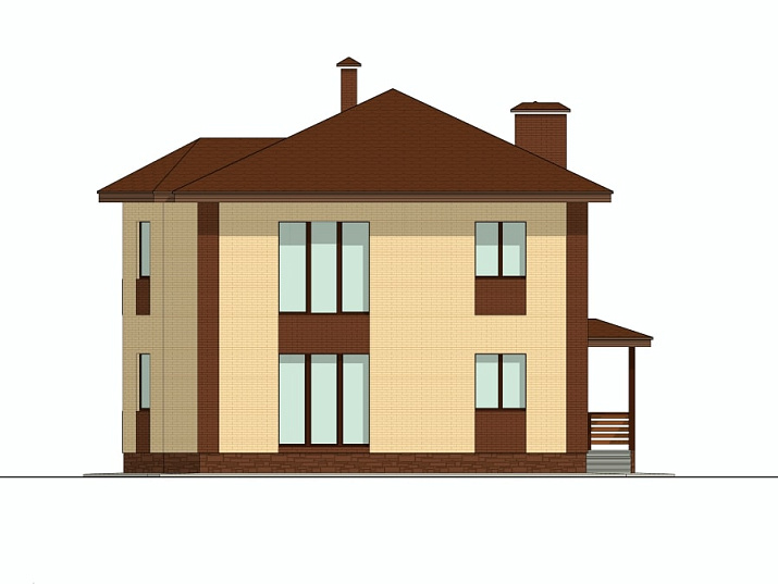 Дом  Завидово 6 двухэтажный 12х12