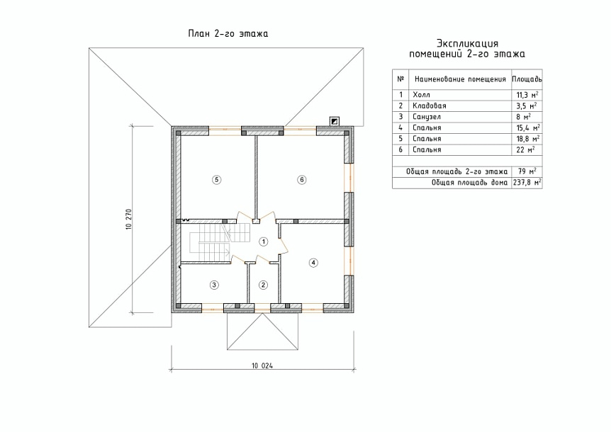 Проект дома Сенеж — 2