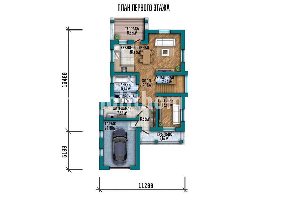 Проект дома Еремино-2 — 1