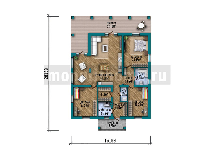Проект дома Истрон 2 — 1