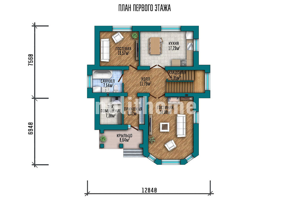 Проект дома Флойд-2 — 1