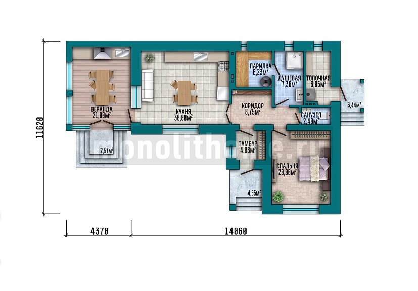 Проект дома Сигма 2 — 1