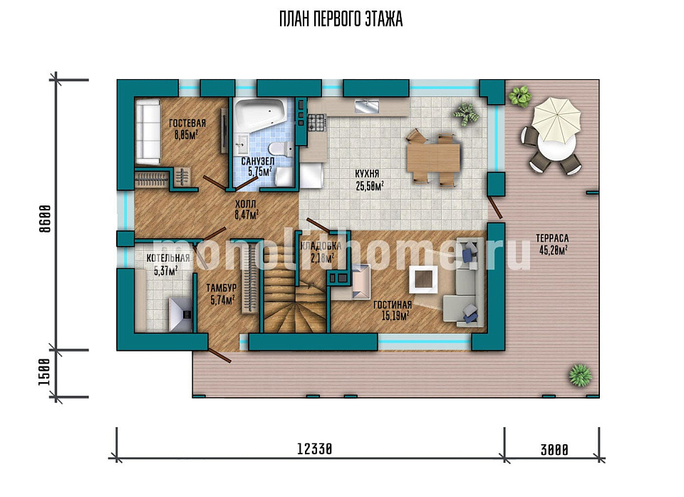 Проект дома Глобус-2 — 1