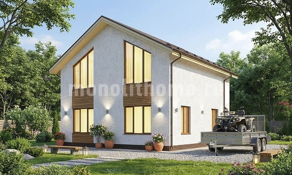 Дом  Ригель 2 двухэтажный 13х13