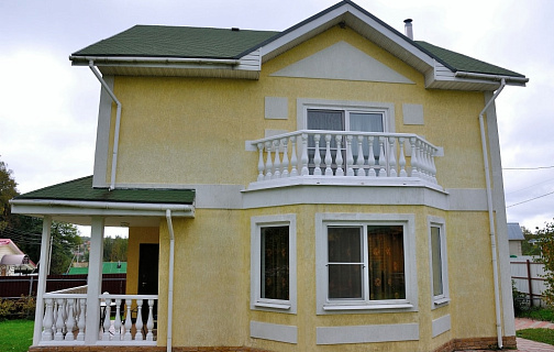 Дачные дома из пеноблоков