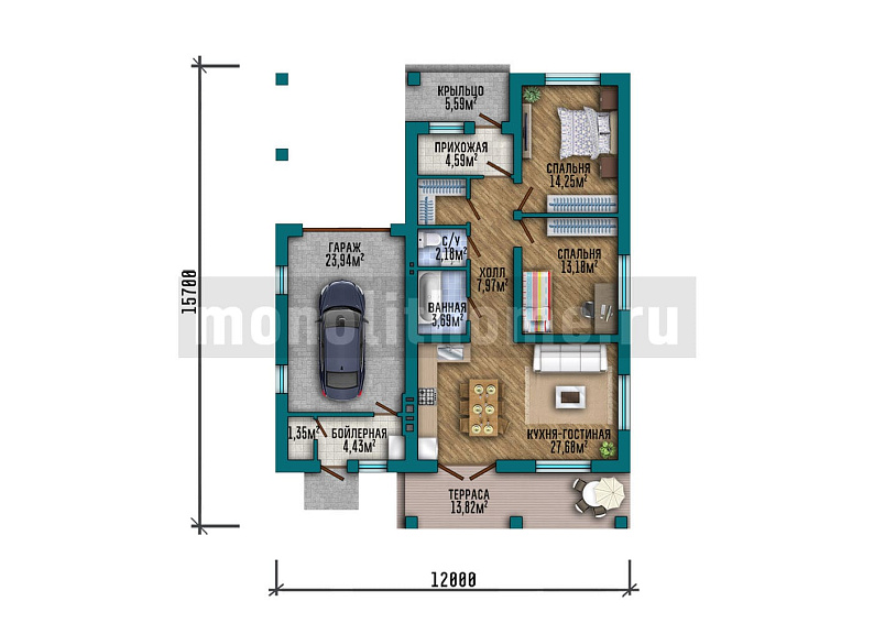 Проект дома Солен 2 — 1