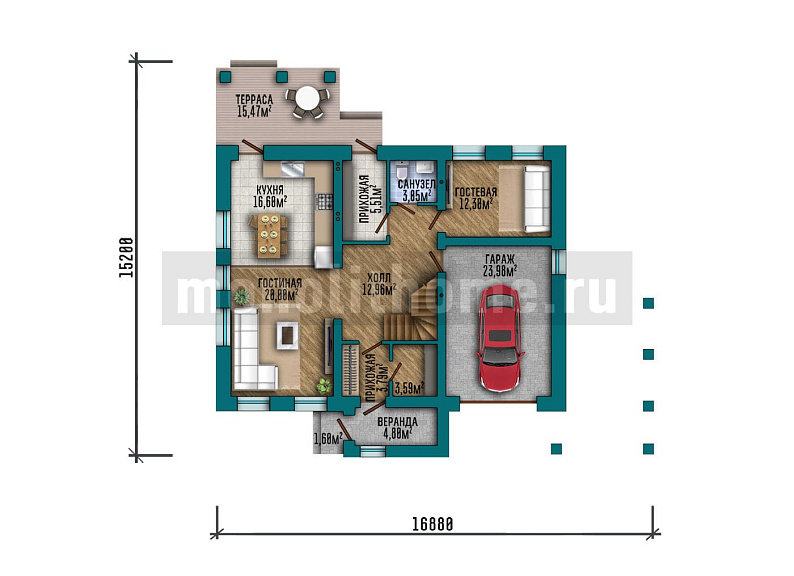 Проект дома Бореал 2 — 1