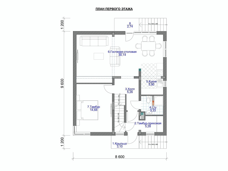 Проект дома Тарзан — 2