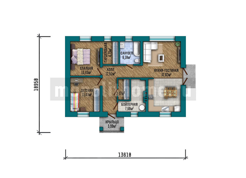 Проект дома Гармония 2 — 1