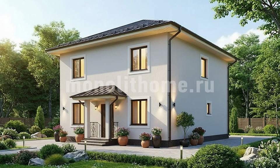 Дом  Фарен 2 двухэтажный 8х8