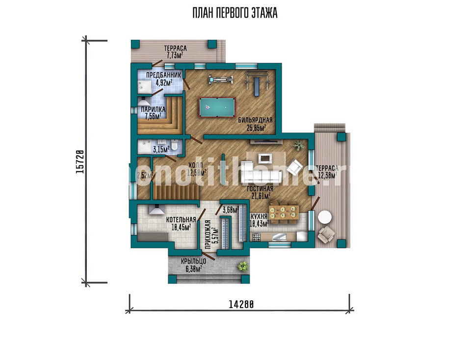 Проект дома Ларсен-2 — 1