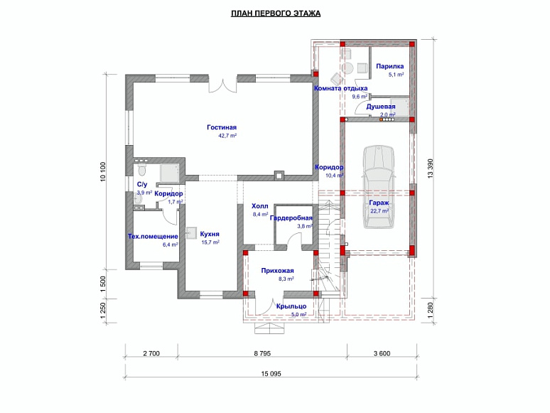 Проект дома Орли — 1