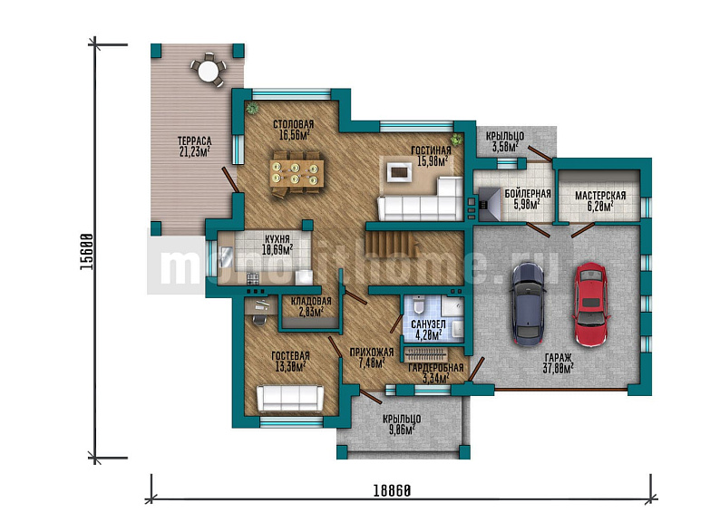 Проект дома Ориентир 2 — 1