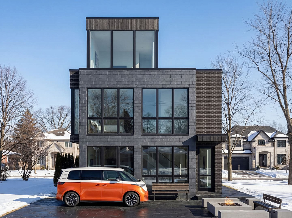 Дом из керамзитобетона Кедр-7 трехэтажный 11х11