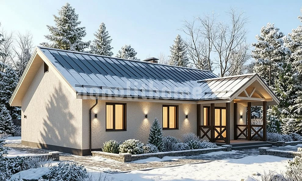 Дом  Травис 2 одноэтажный 9x12